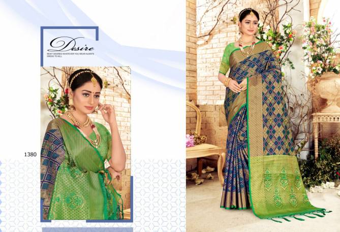 Riwazo Patni Heavy Patola Silk Wholesale Wedding Wear Sarees
